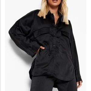 NWT Textured woven shirt and pants set